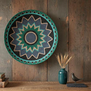 Anthracite Woven Wall Plate — 60 cm