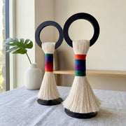 Cotton and Wood Art Sculptures — Set of 2 by Sarmal Design